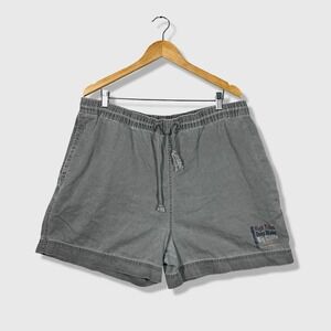 Y2K Abercrombie Fitch Water Distressed Cargo Shorts Mens XL Gray Retro Sporty